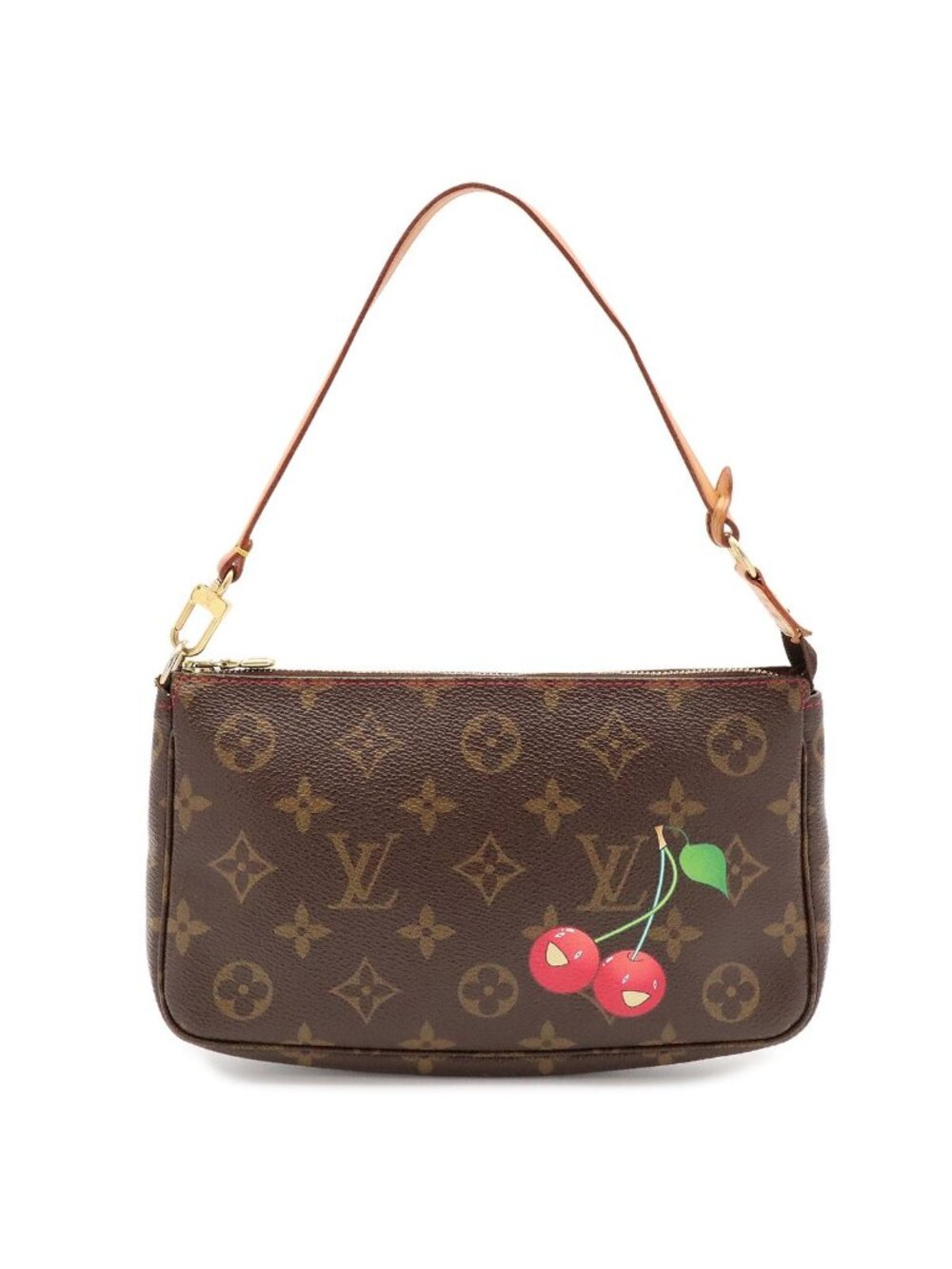 Louis Vuitton Monogram Cherry Pochette Accessoires Pouch Handbag Party